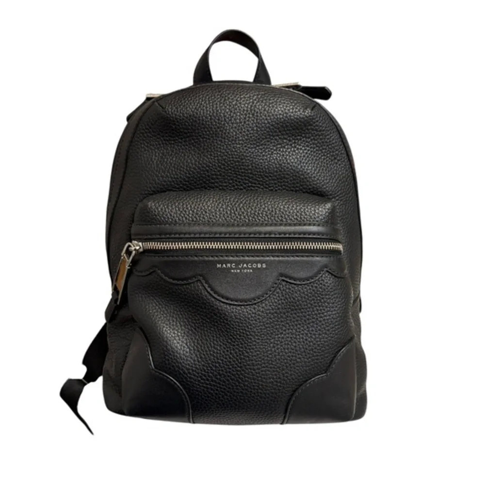 Marc jacobs “haze” black leather backpack bag